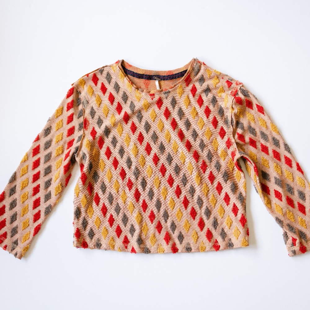 Free People Cropped Shirt